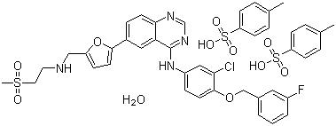 CAS 登录号：388082-78-8, 二对甲苯磺酸拉帕替尼一水合物