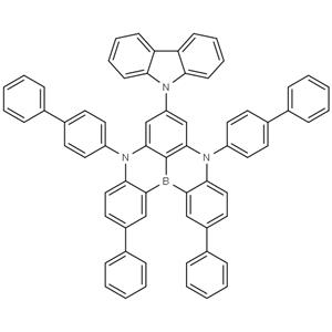 5,9-二([1,1'-联苯]-4-基)-7-(9H-咔唑-9-基)-2,12-二苯基-5,9-二氢-5,9-双氮-13b-硼萘并[3,2,1-de]蒽