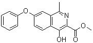 CAS 登录号：1421312-34-6, 4-羟基-1-甲基-7-苯氧基-3-异喹啉羧酸甲酯
