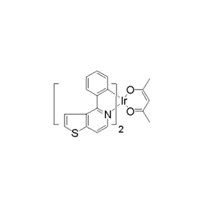 PO-01, 乙酰丙酮酸二(4-苯基-噻吩[3，2-c]吡啶-C2，N)合铱(III)