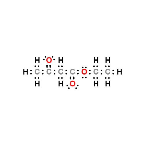 c6h10o3 lewis structure